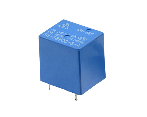 电磁继电器 蓝色 18V 1H 22F
